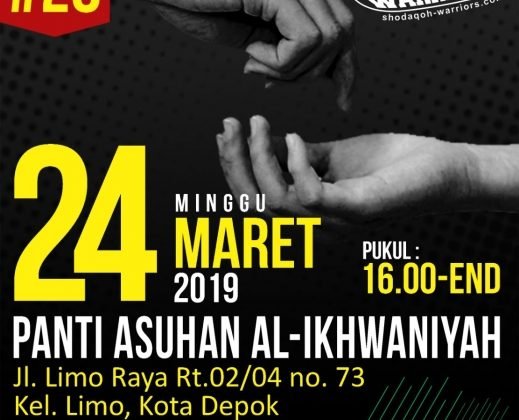 SANTUNAN KE PANTI ASUHAN AL-IKHWANIYAH – 24 MARET 2019